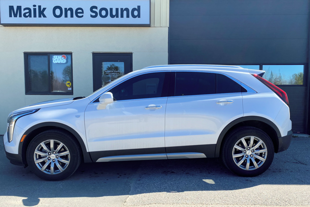 Cadillac 2019 XTc4 with professional window tint in North Bay